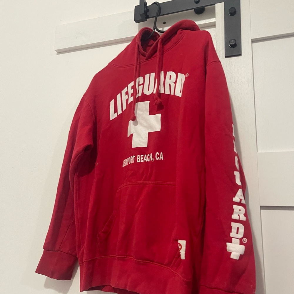 Lifeguard Red Hoodie
